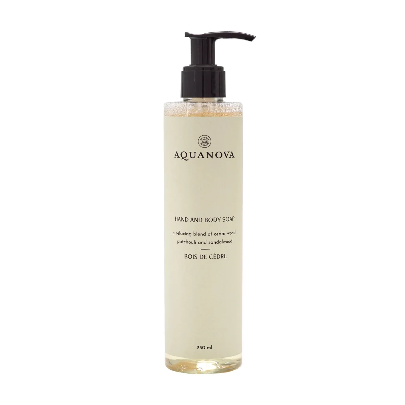 Discount Bath & Living Aquanova Aquanova PARIS liquid soap Wood of Cedar 250 ml BoisdeCèdre