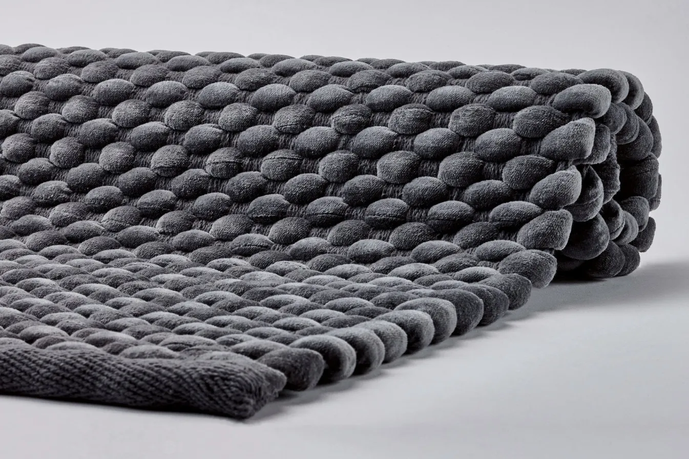 Discount Bath & Living Aquanova Bath mat MAKS color Dark Gray-98 DarkGrey-98