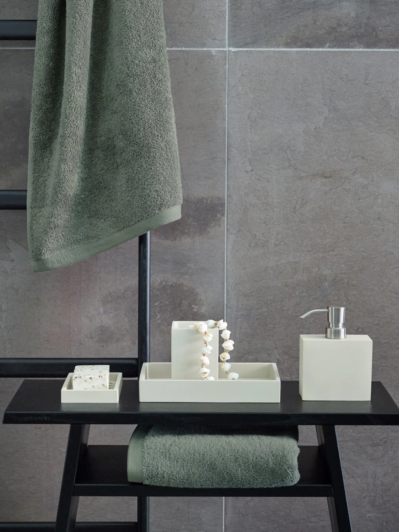 Cheap Bath & Living Aquanova Bath textiles LONDON color Forest-269