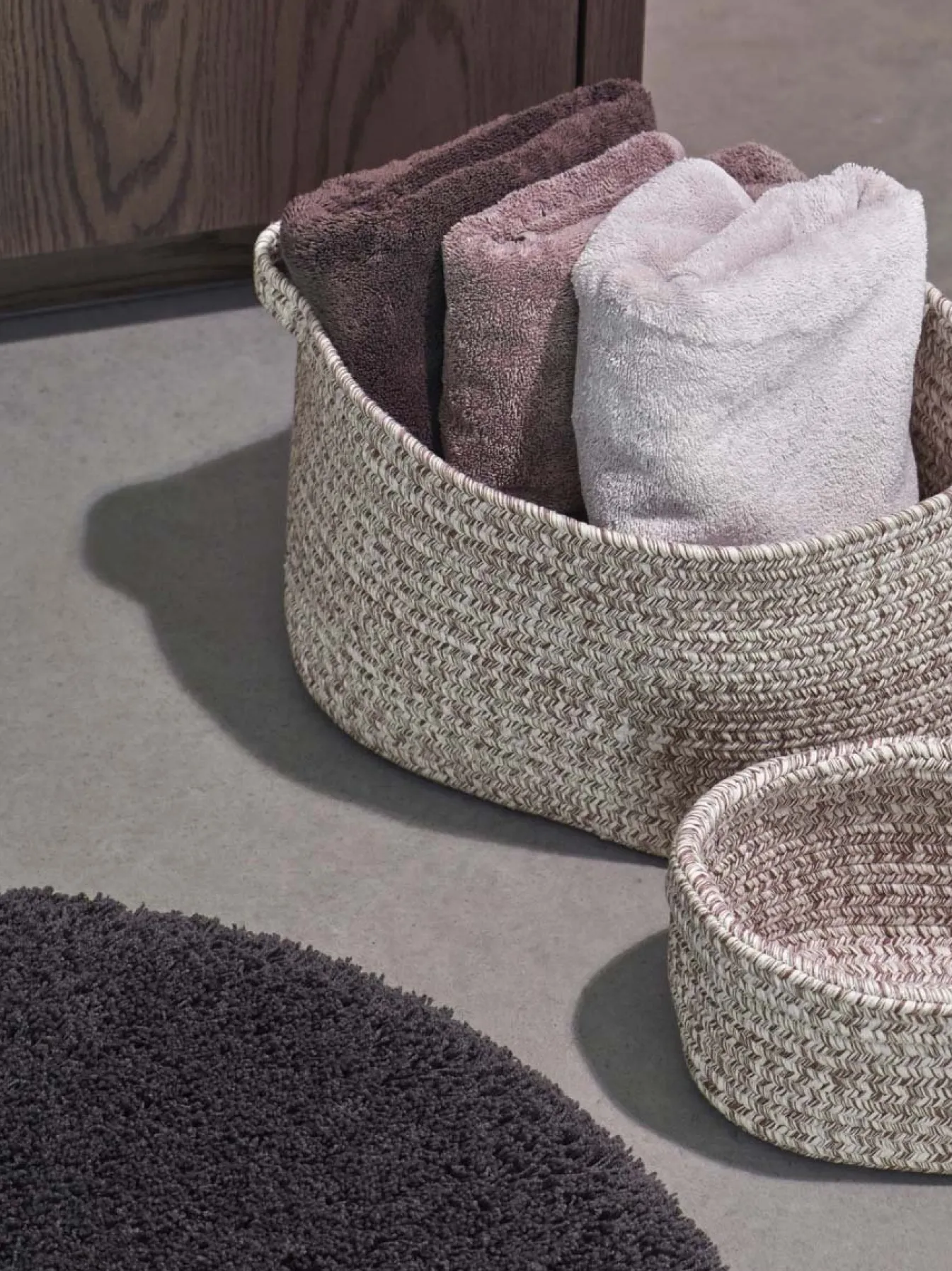 Best Bath & Living Aquanova Bath textiles LONDON color Malva-883