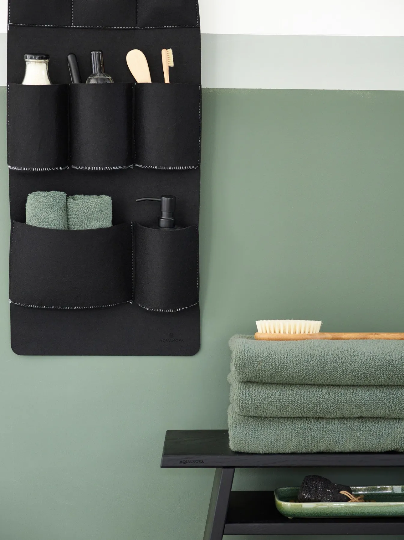 Cheap Bath & Living Aquanova Bath textiles OSLO color Willow, green (OSLTW-116)