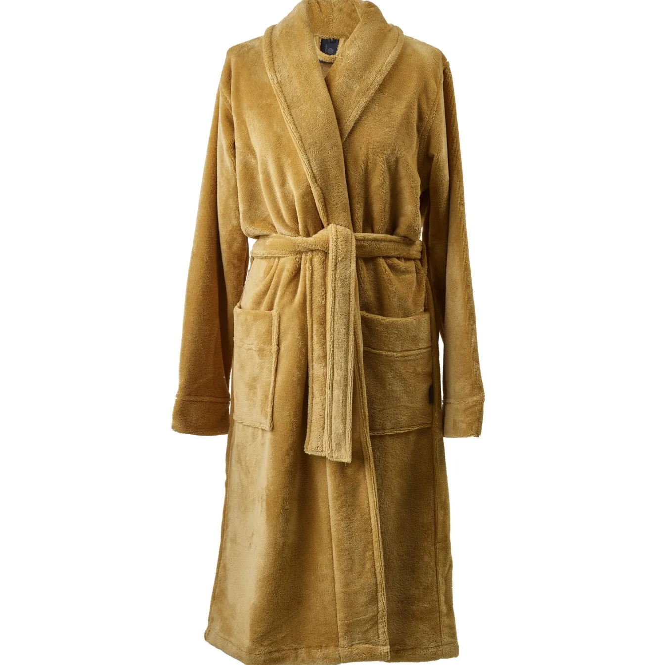 Fashion Bath & Living Aquanova Bathrobe EINAR color Ochre-443 (yellow / ocher)