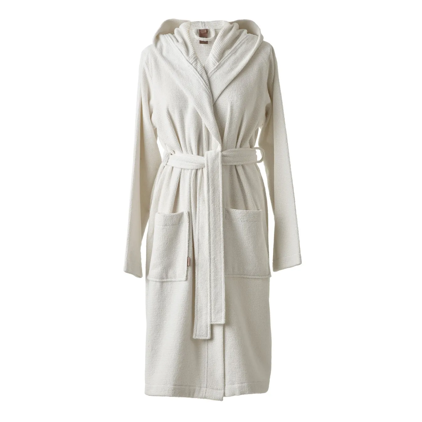 Fashion Bath & Living Aquanova Bathrobe with hood OSLO color Cloud (white) Size L