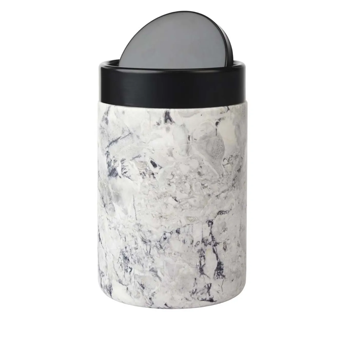 Sale Bath & Living Aquanova Cosmetics waste bin NERO color Alba (grey) Alba-195