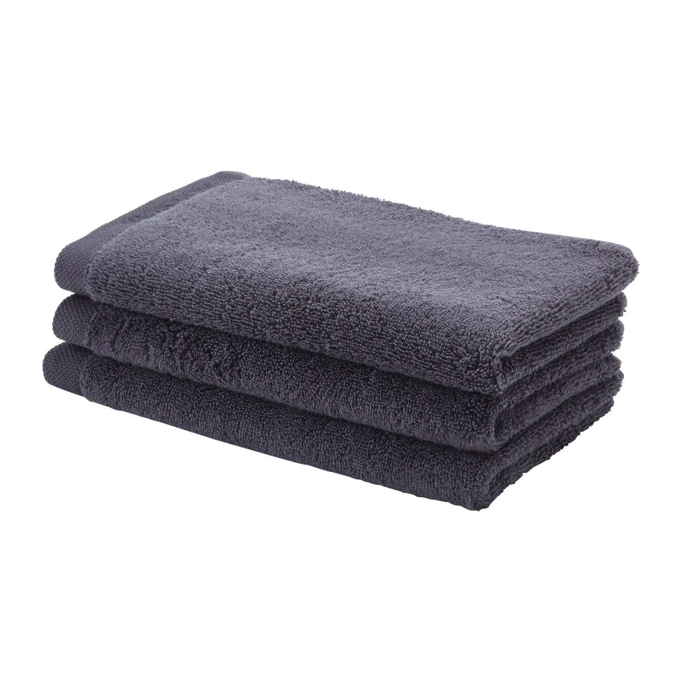 Outlet Bath & Living Aquanova Guest towel LONDON color (set/6) Graphite-96