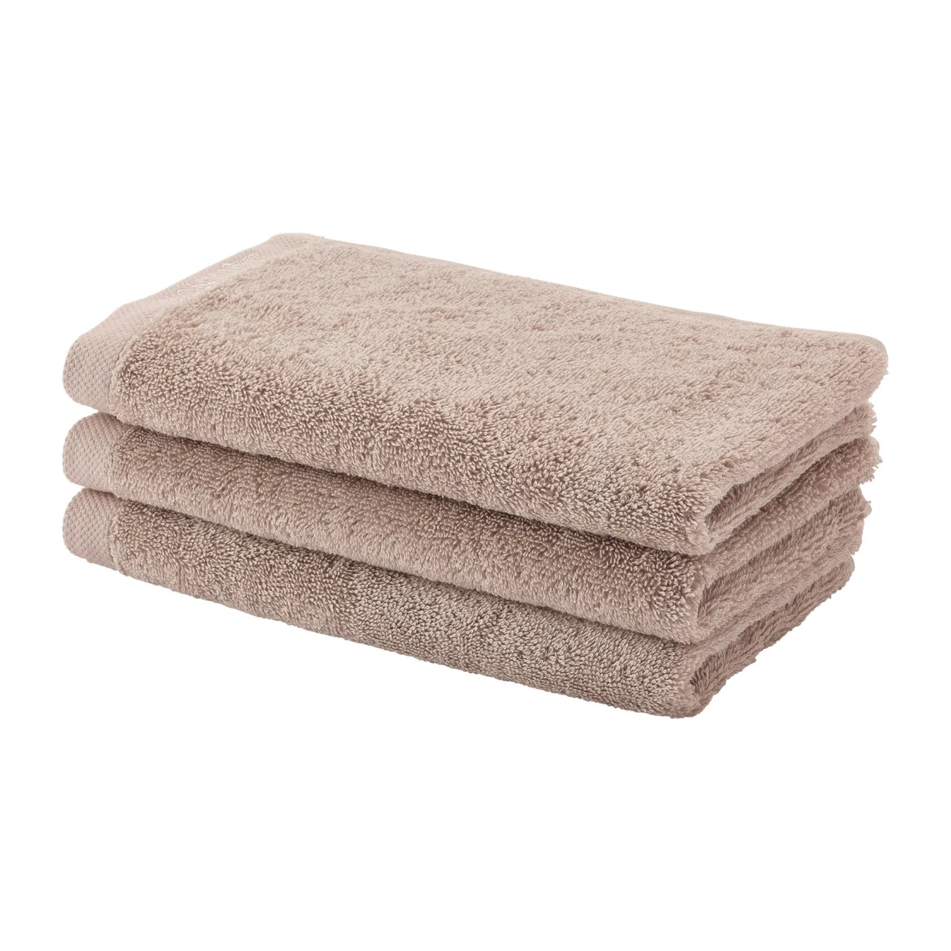 Clearance Bath & Living Aquanova Guest towel LONDON color (set/6) Nougat-136