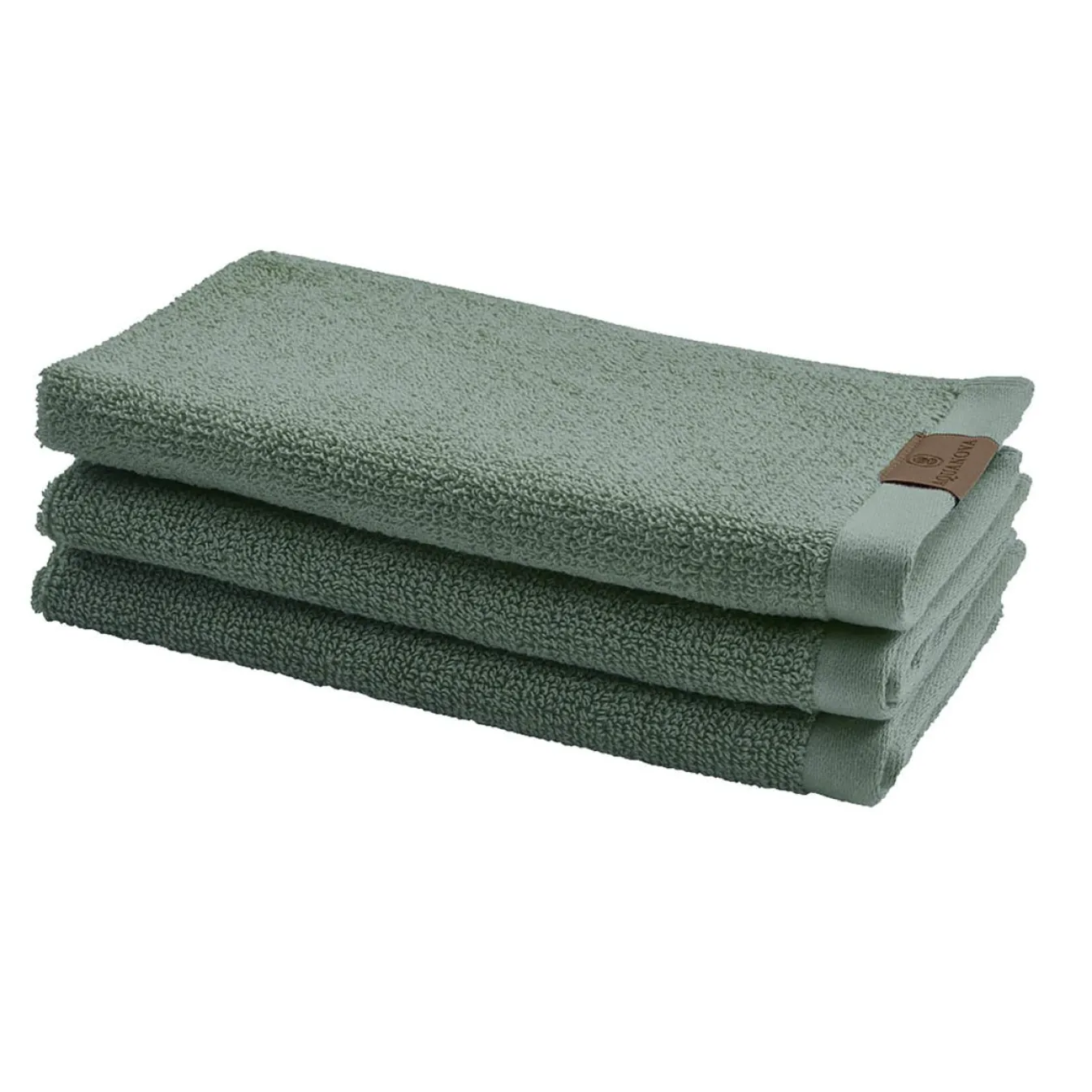 Online Bath & Living Aquanova Guest towel OSLO color Willow, green (OSLTW-116) set/6