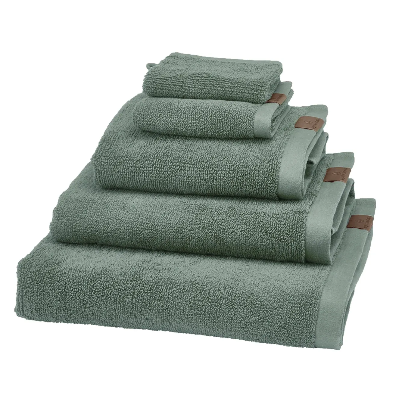 Online Bath & Living Aquanova Guest towel OSLO color Willow, green (OSLTW-116) set/6