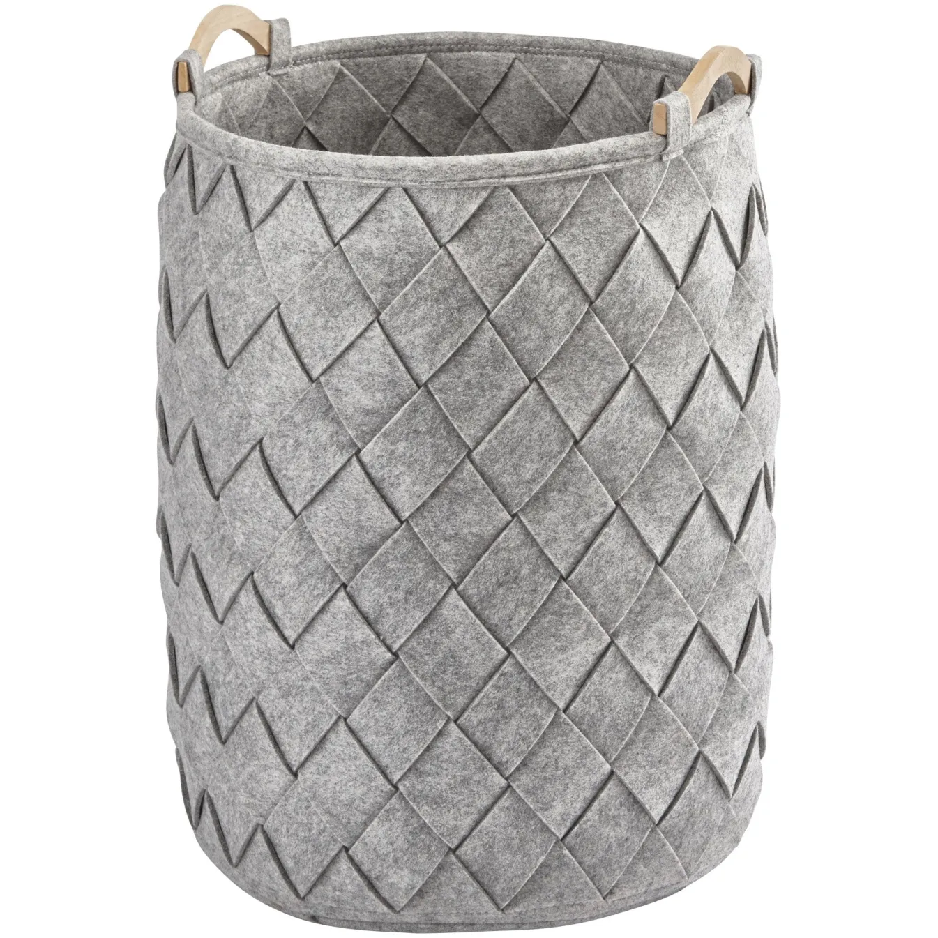 Outlet Bath & Living Aquanova Laundry basket AMY color Silver Gray-95 (gray) SilverGrey-95