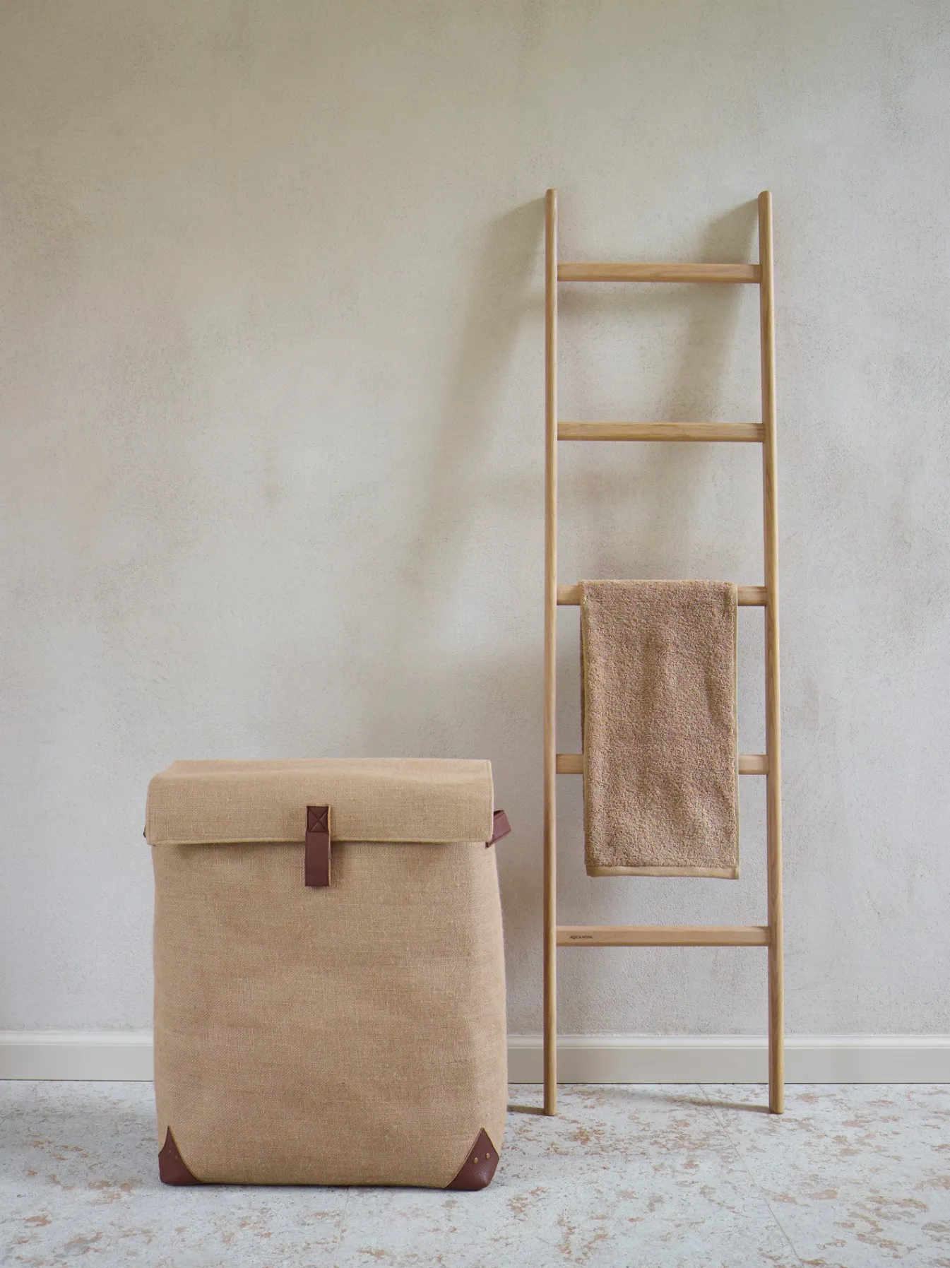 Shop Bath & Living Aquanova Laundry basket ARIAN color Jute (ARILAL-144) Jute-144