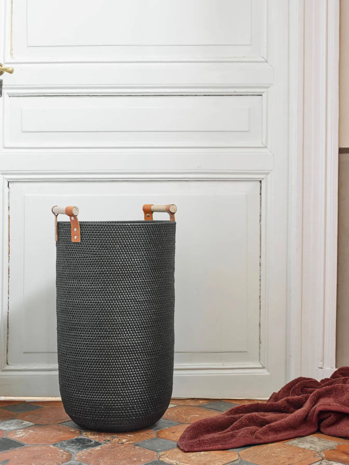Fashion Bath & Living Aquanova Laundry basket CINO color Black (black) Black-09