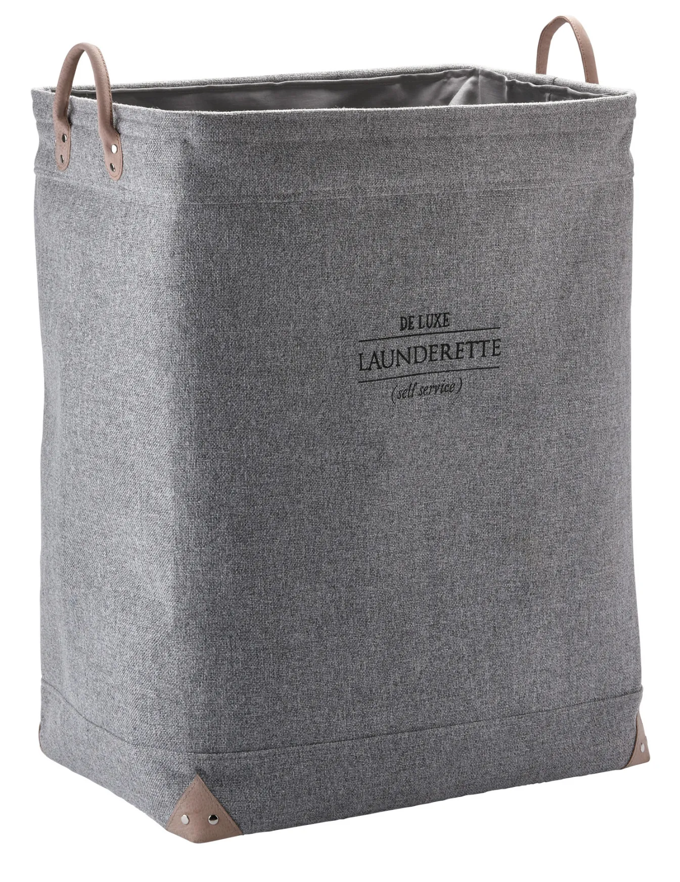 Fashion Bath & Living Aquanova Laundry basket LUBIN Silver Gray-95 SilverGrey-95