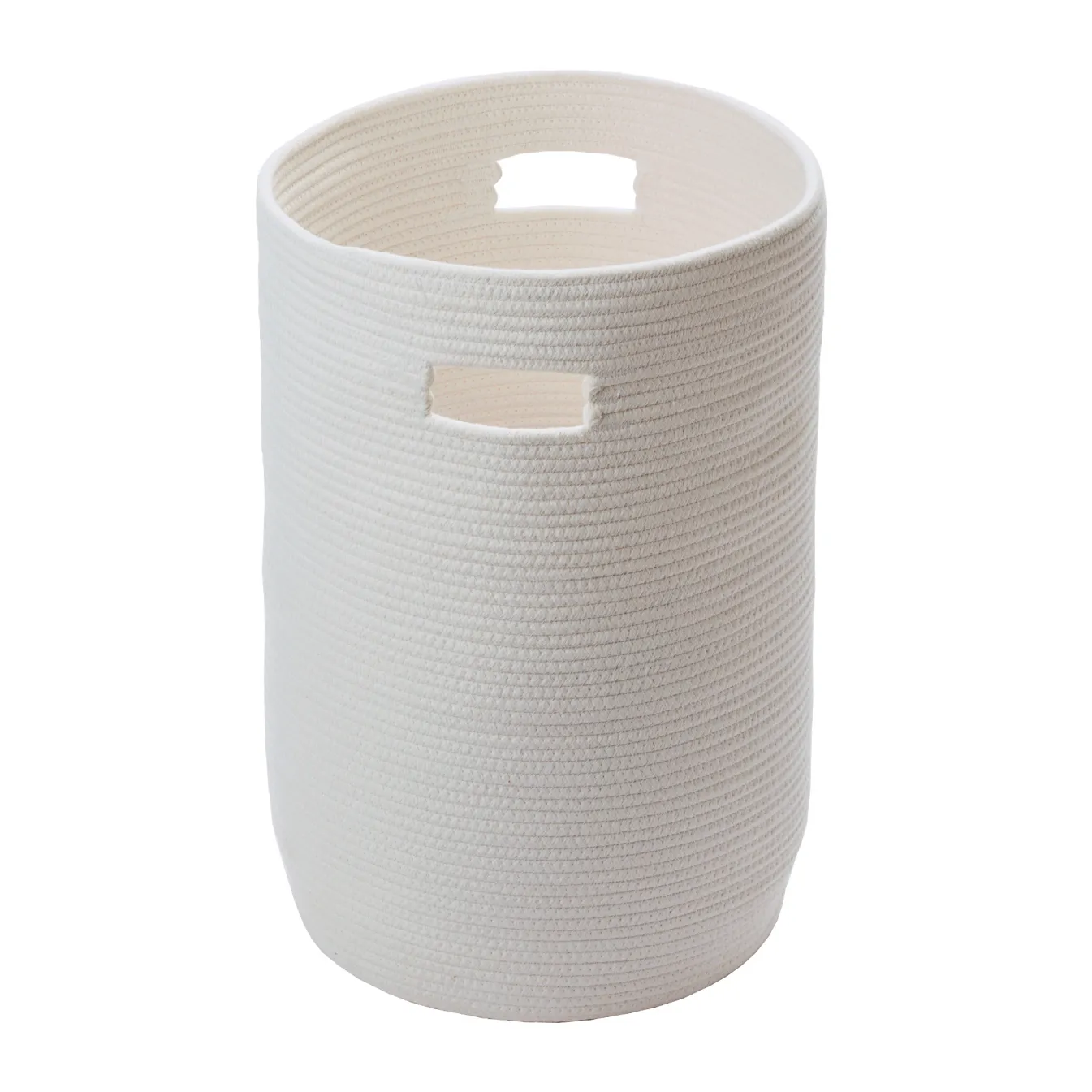 Sale Bath & Living Aquanova Laundry basket OTIS color (ivory / white) Ivory-10