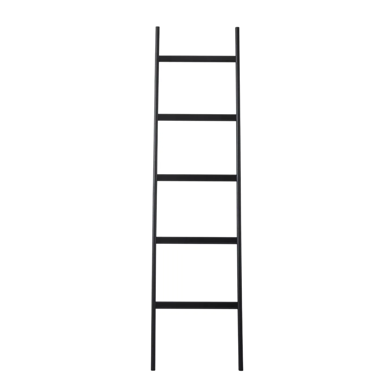 Shop Bath & Living Aquanova Oak towel ladder MINK color black (MINTLL-09)