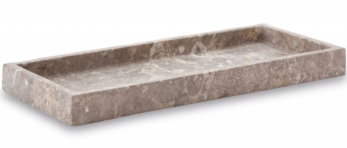 Sale Bath & Living Aquanova Rectangular tray CONOR color Greige, (gray / beige) Greige-15