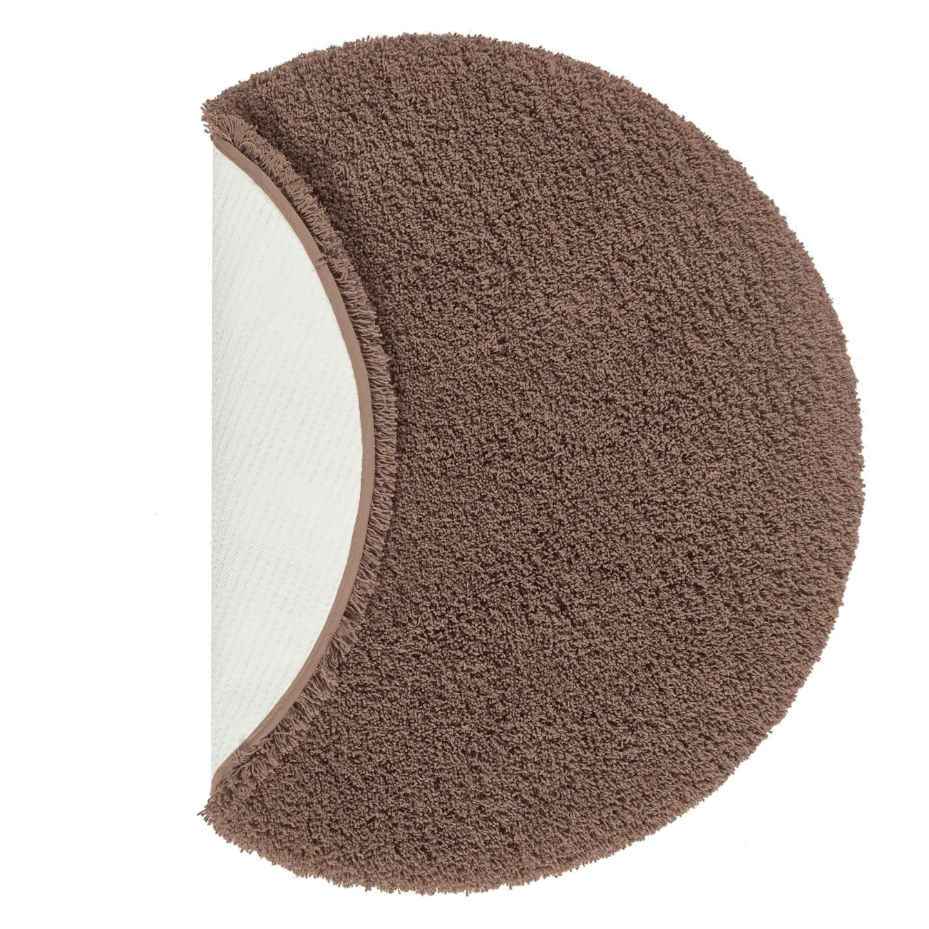 Discount Bath & Living Aquanova Round bath mat Ø80 cm MUSA color (brown) Camel-155