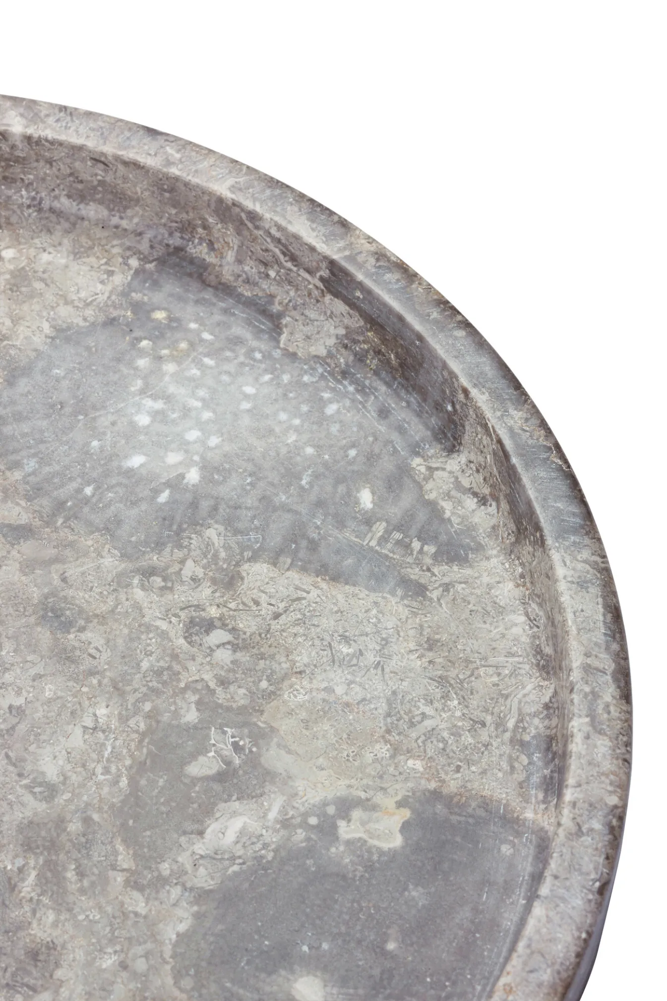 New Bath & Living Aquanova Round tray / bowl CONOR color Greige, (gray / beige) Greige-15