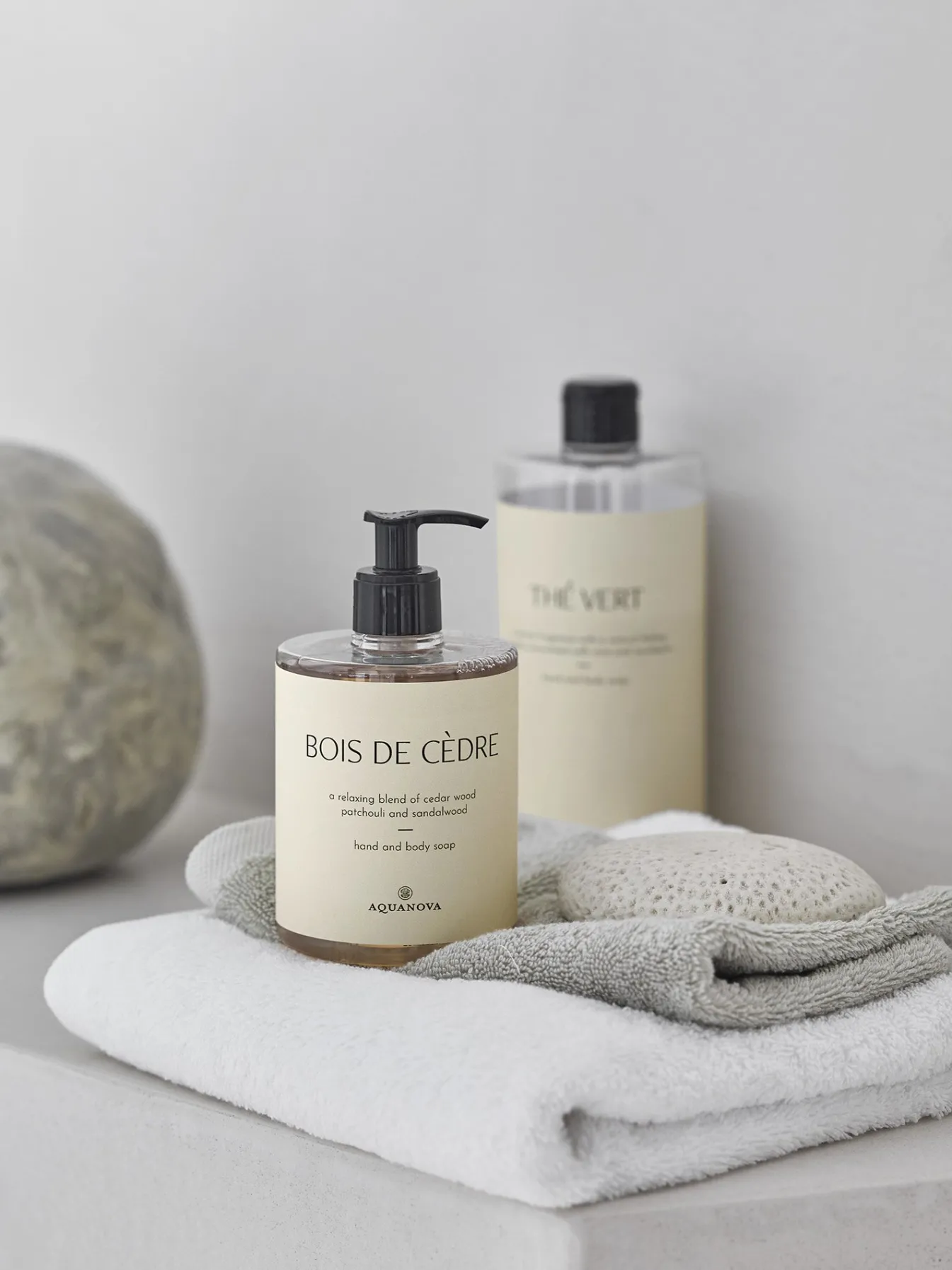 Best Bath & Living Aquanova Soap and refill PARIS Thé Vert - PARTVE (set LDM+SRL) ThéVert(greentea)