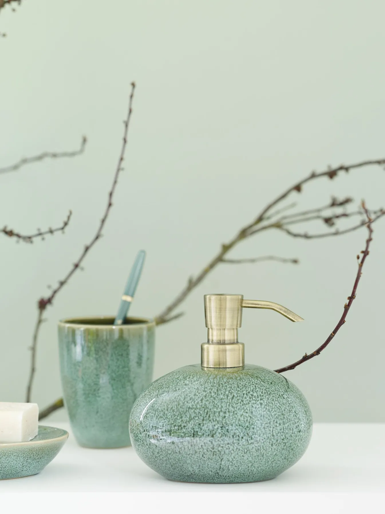 Flash Sale Bath & Living Aquanova Soap dish UGO color (green) Forest-269