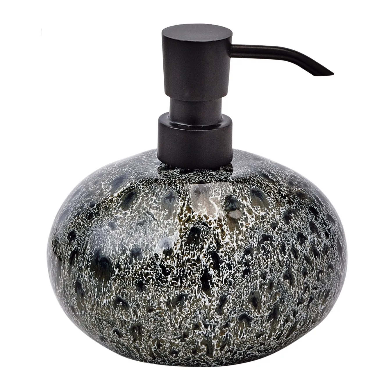 Fashion Bath & Living Aquanova Soap dispenser UGO color Olive Black-994 (black) OliveBlack-994
