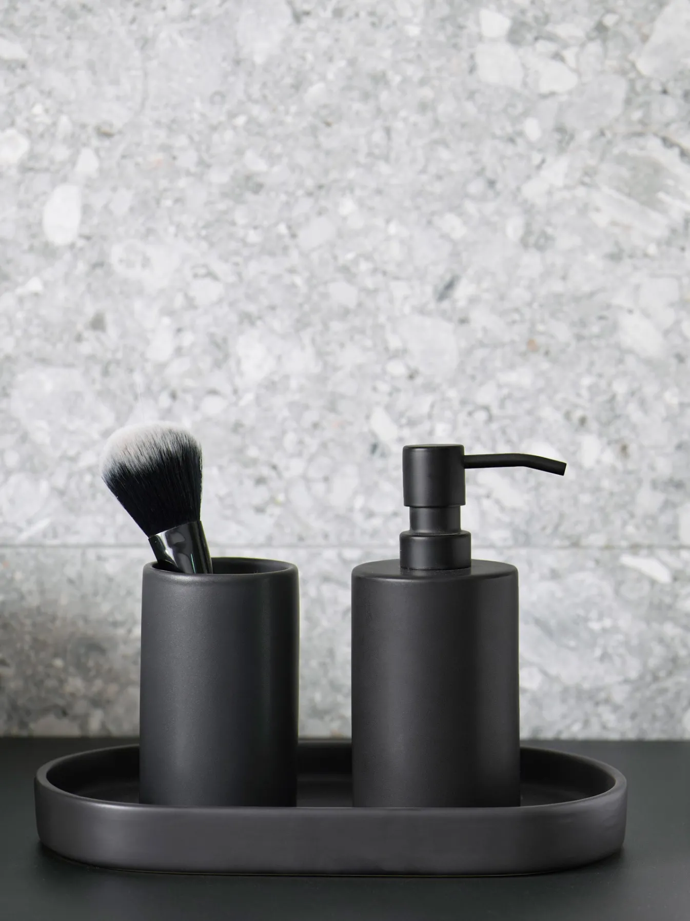 New Bath & Living Aquanova Spare roll holder FORTE color black (FORRLH-09) Black-09