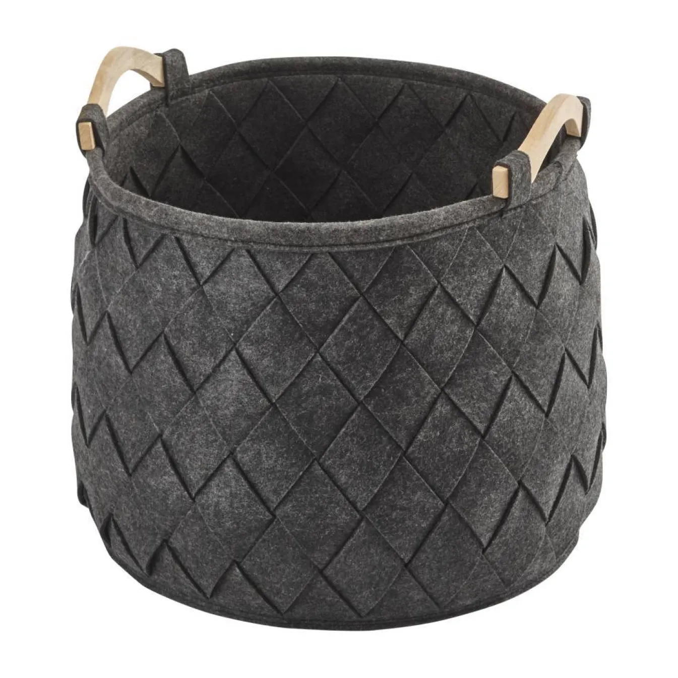 Shop Bath & Living Aquanova Storage basket AMY color Dark Gray-98 (gray / anthracite) medium DarkGrey-98