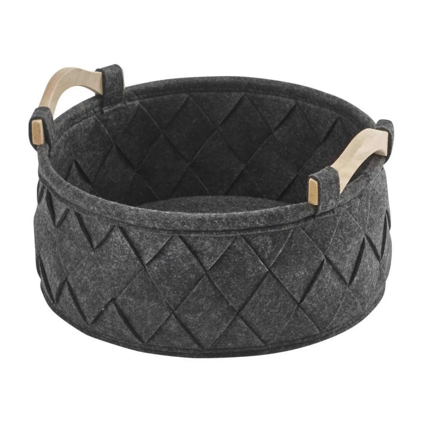 Discount Bath & Living Aquanova Storage basket AMY color Dark Gray-98 (gray / anthracite) small DarkGrey-98