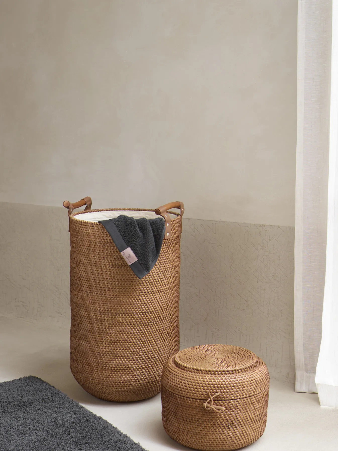 Shop Bath & Living Aquanova Storage basket CINO color Ginger (brown) Ginger-299