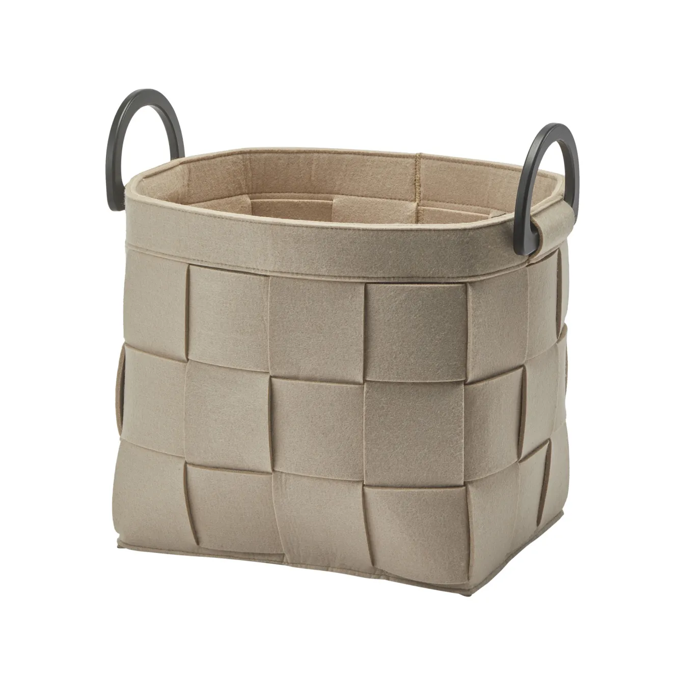 New Bath & Living Aquanova Storage basket DIX color beige (DIXSBM-15) Beige-15