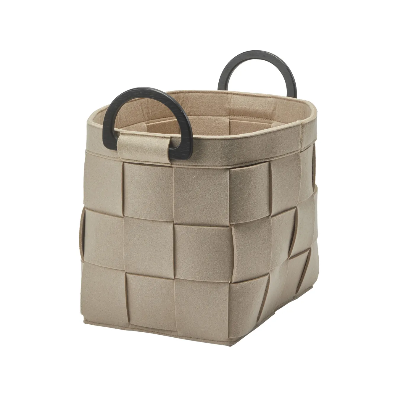 New Bath & Living Aquanova Storage basket DIX color beige (DIXSBM-15) Beige-15