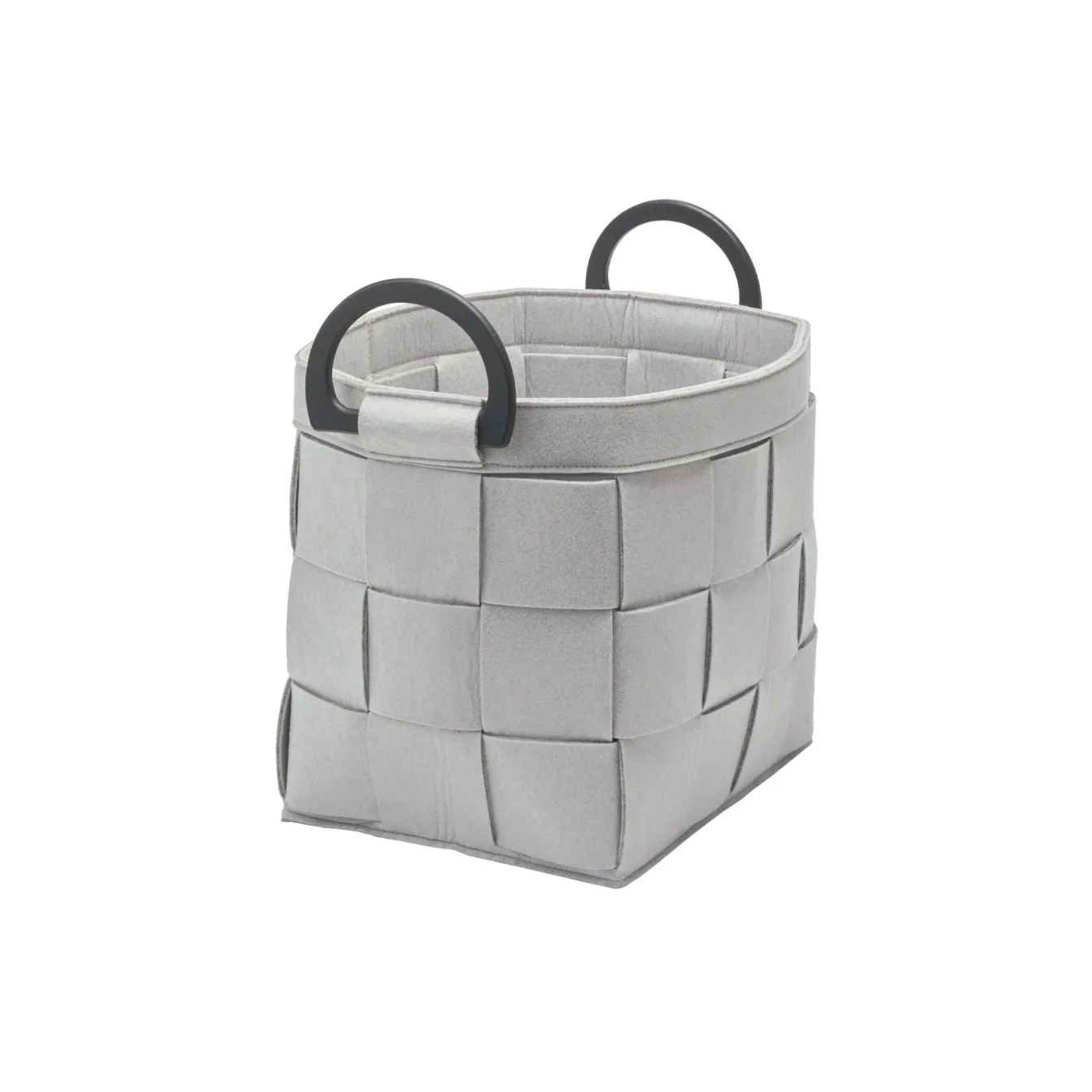 Flash Sale Bath & Living Aquanova Storage basket DIX color Silver Gray (DIXSBM-95) SilverGrey-95