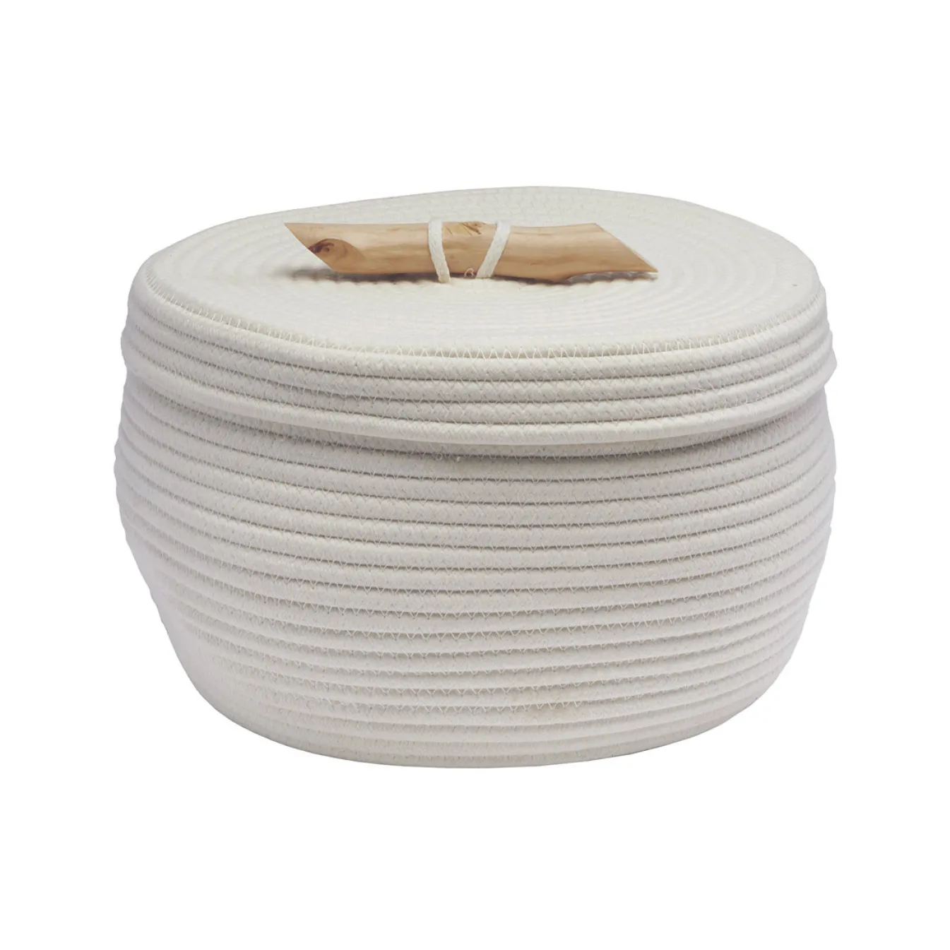 New Bath & Living Aquanova Storage basket OTIS color (ivory / white) Ivory-10