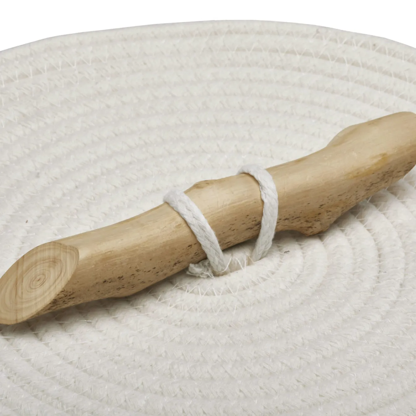 New Bath & Living Aquanova Storage basket OTIS color (ivory / white) Ivory-10