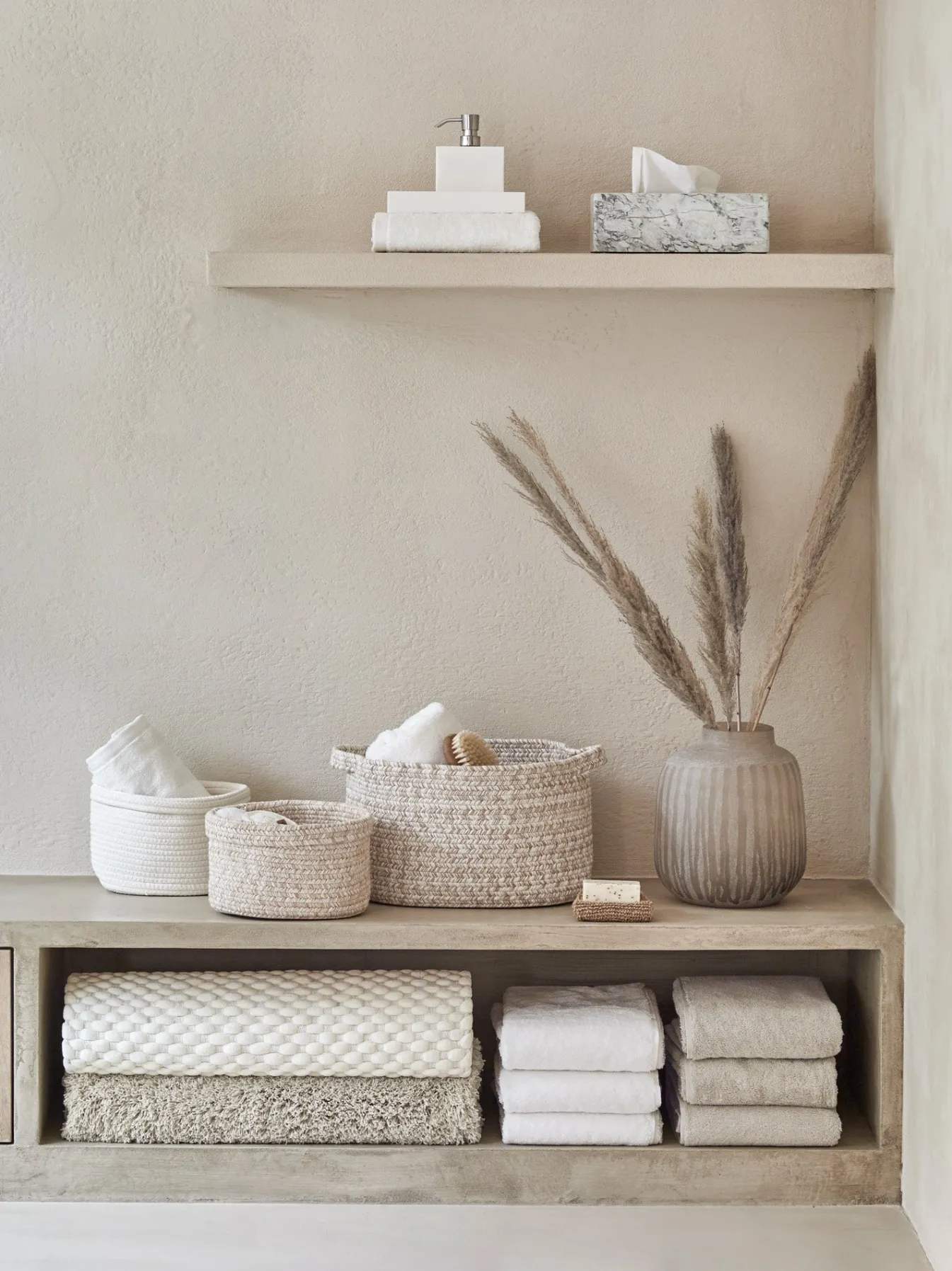 Outlet Bath & Living Aquanova Storage basket RENA color (Medium) Birch-806