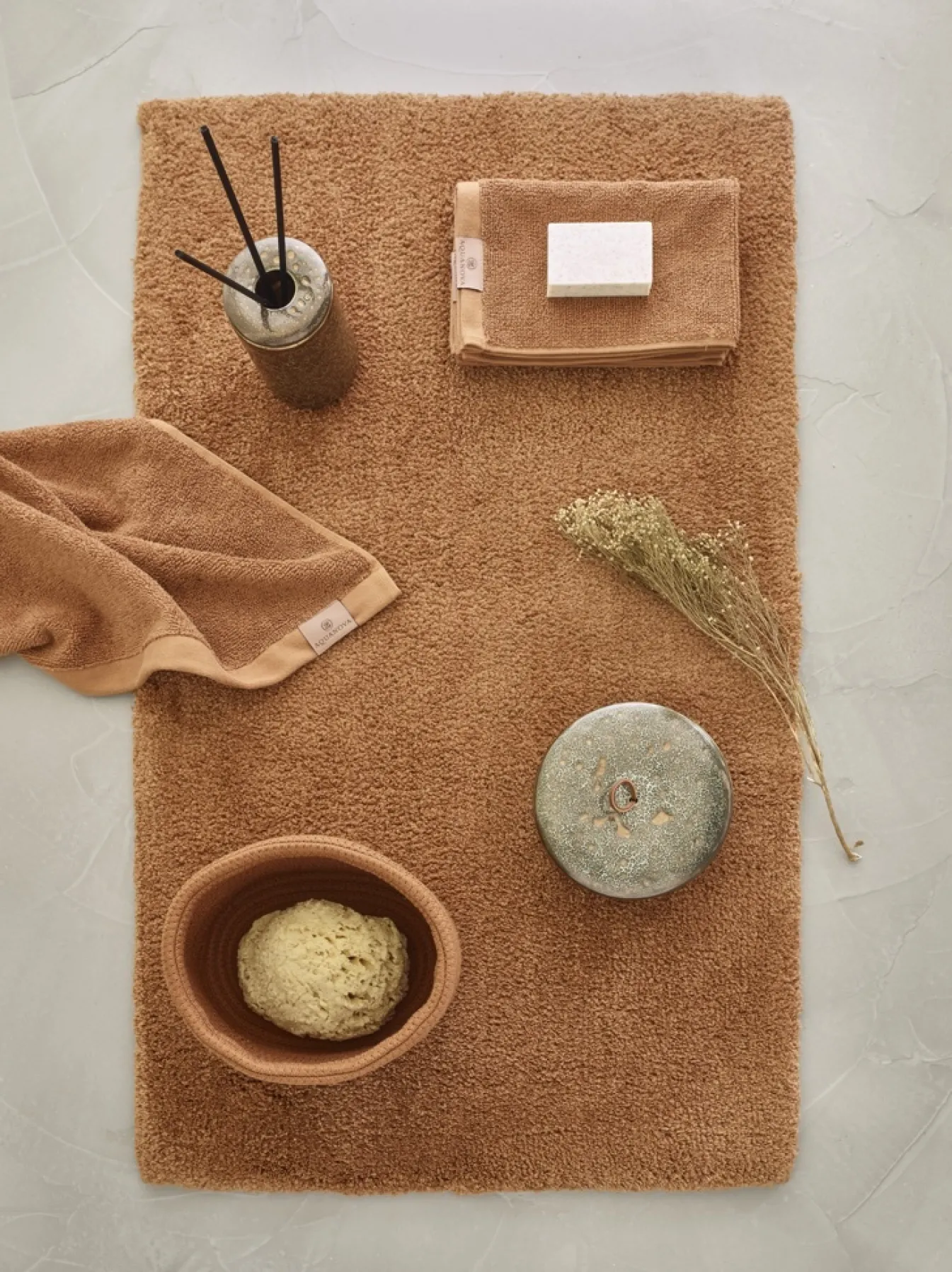 Hot Bath & Living Aquanova Storage basket RENA color (Small) Cinnamon-804
