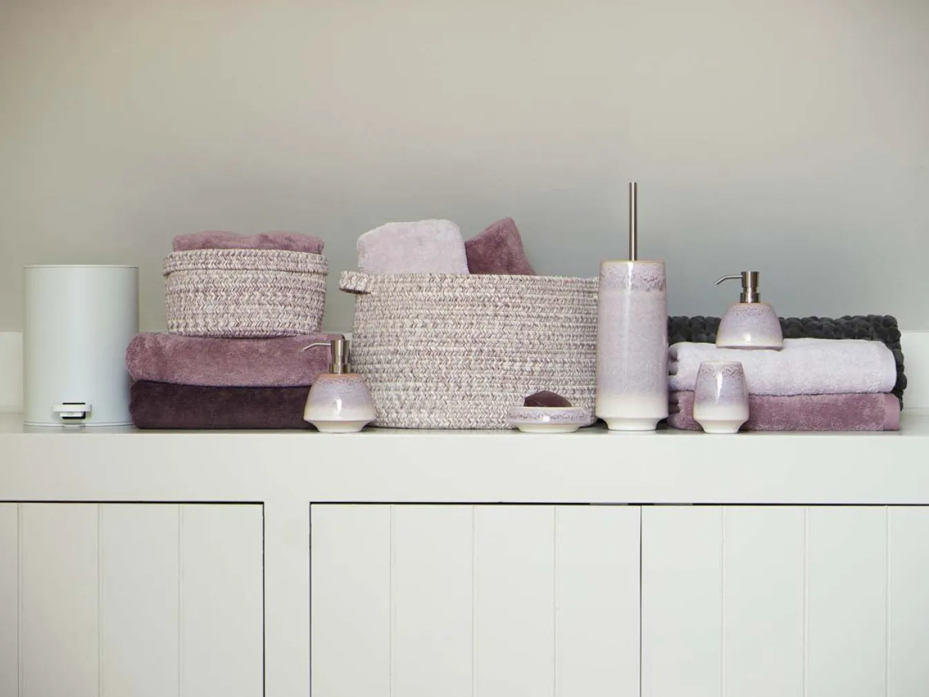 Fashion Bath & Living Aquanova Storage basket RENA color (Small) Malva-883