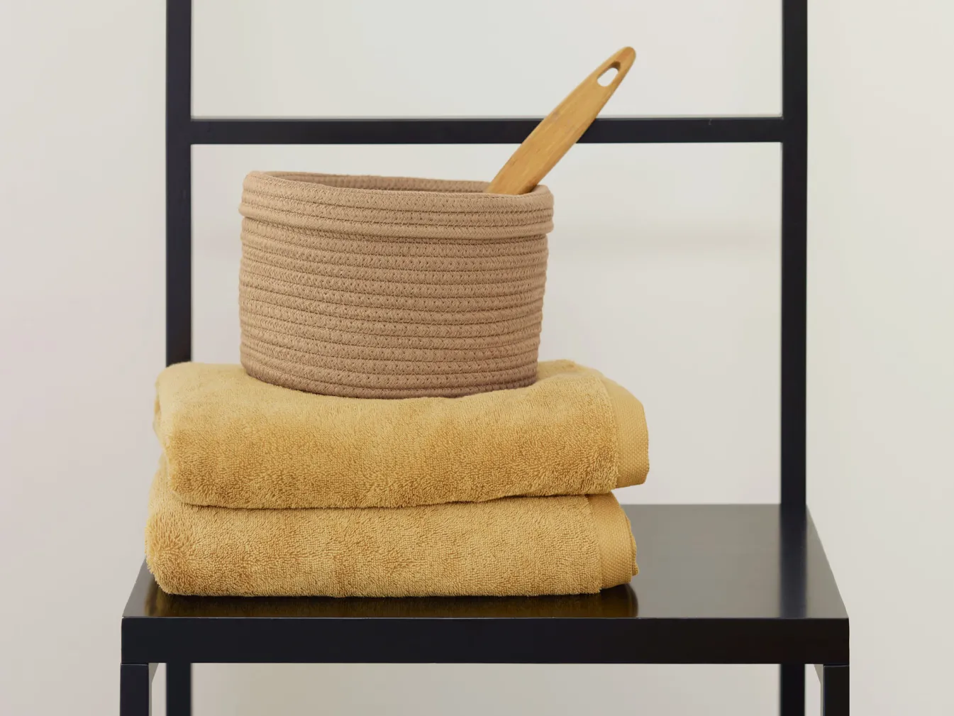 Flash Sale Bath & Living Aquanova Storage basket RENA color Ocher-443 (Small)