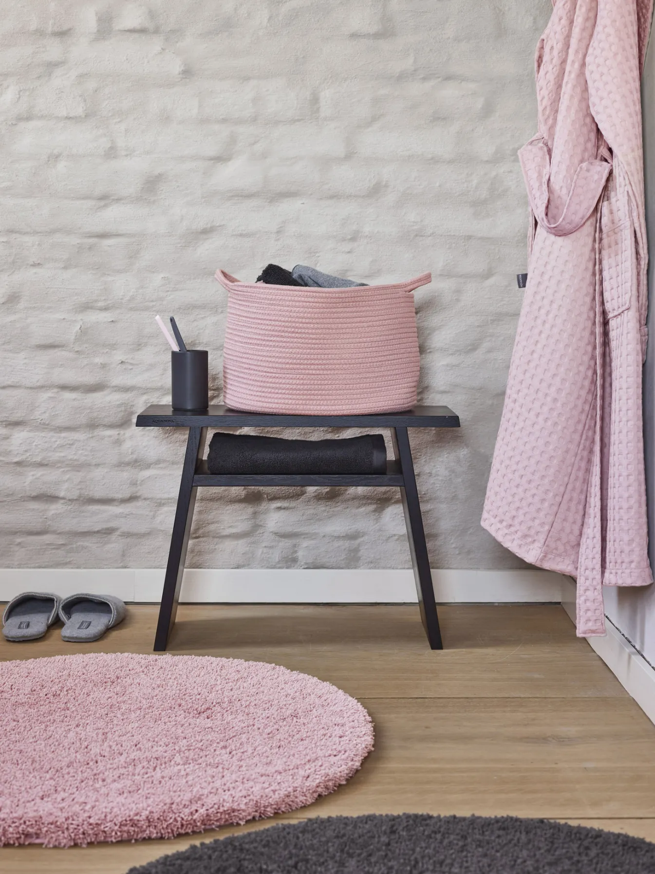 Fashion Bath & Living Aquanova Storage basket RENA color (Small) Sedum-813