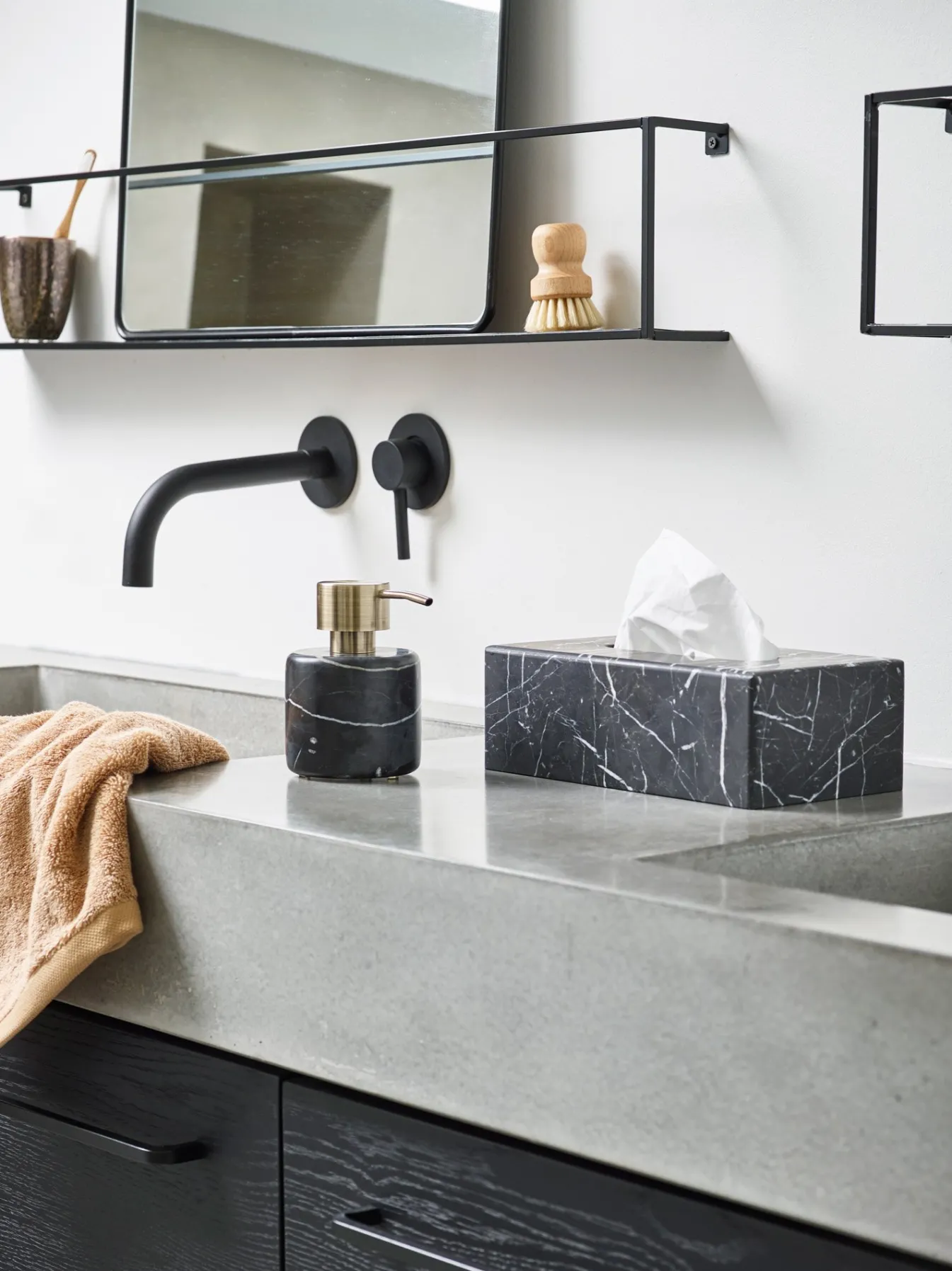 Fashion Bath & Living Aquanova Tissue holder NERO color Black (black) Black-09