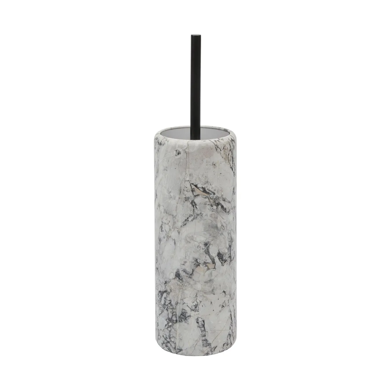 Best Sale Bath & Living Aquanova Toilet brush holder NERO color Alba (gray) Alba-195