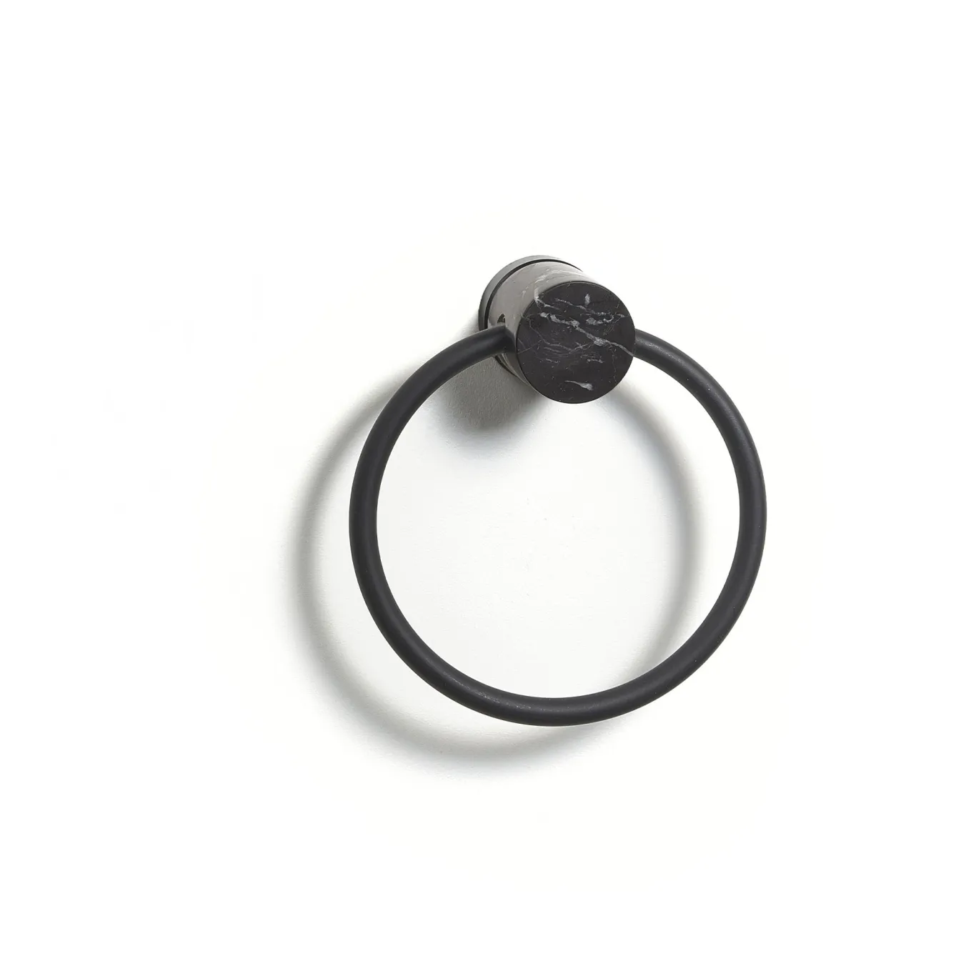 Sale Bath & Living Aquanova Towel ring NERO color Black (black) Black-09