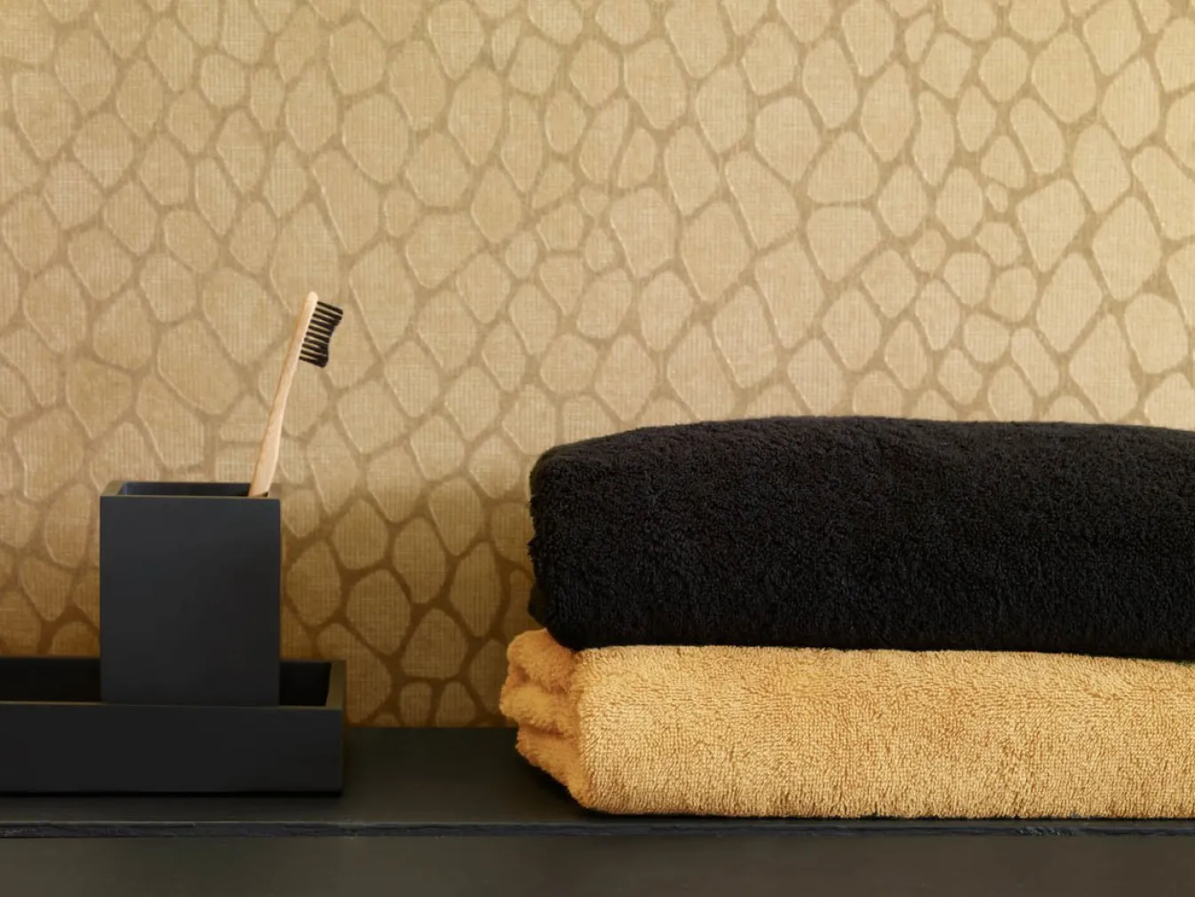 Online Bath & Living Aquanova Towel 55x100 cm LONDON color (set/3) Black-09