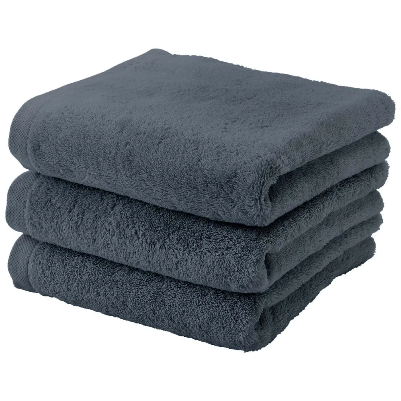 New Bath & Living Aquanova Towel 55x100 cm LONDON color (set/3) Steel-958