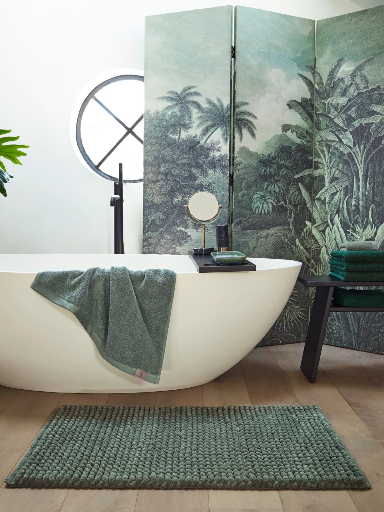 Flash Sale Bath & Living Aquanova Towel 55x100 cm OSLO color Willow, green (OSLTW-116) set/3