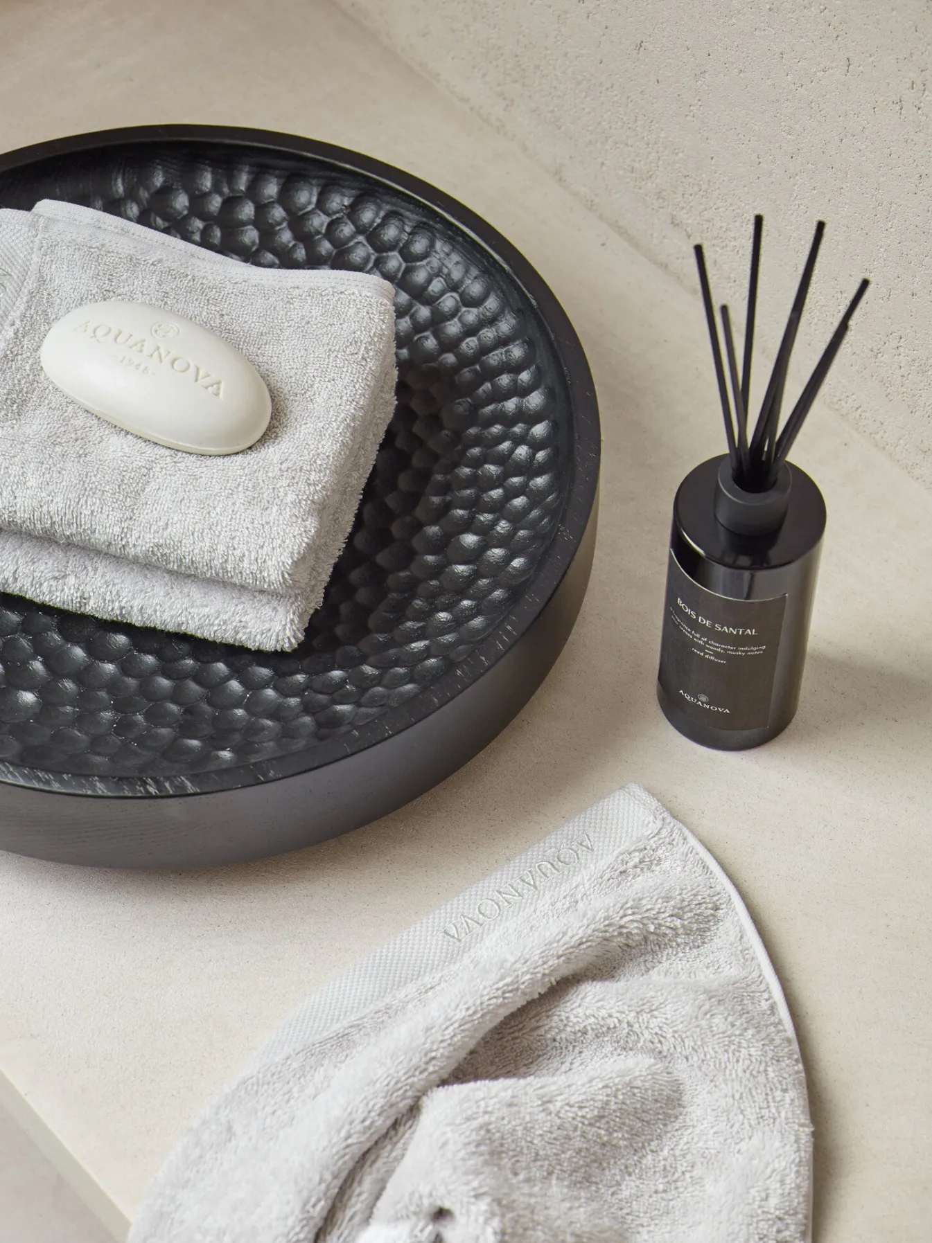 Online Bath & Living Aquanova Tray / Bowl BRYN color Black (black) height 7 cm Black-09