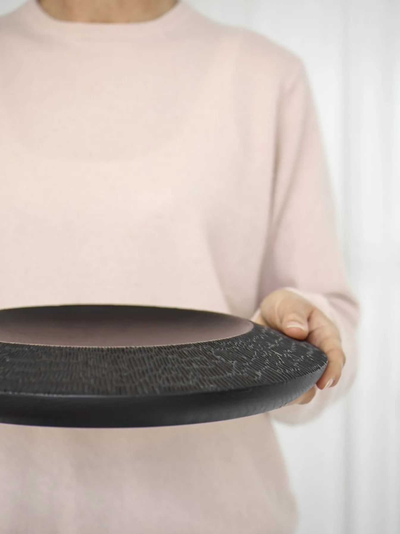 Online Bath & Living Aquanova Tray / Bowl BRYN color Black (black) height 5 cm Black-09