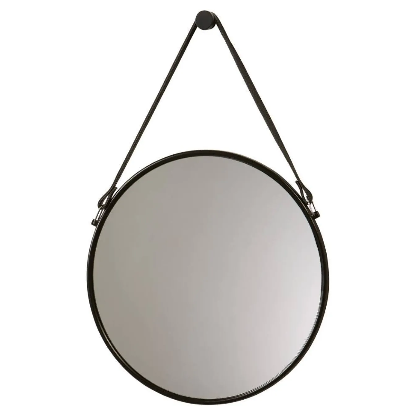 Online Bath & Living Aquanova Wall mirror with belt THYMO black (THYMIR-09)