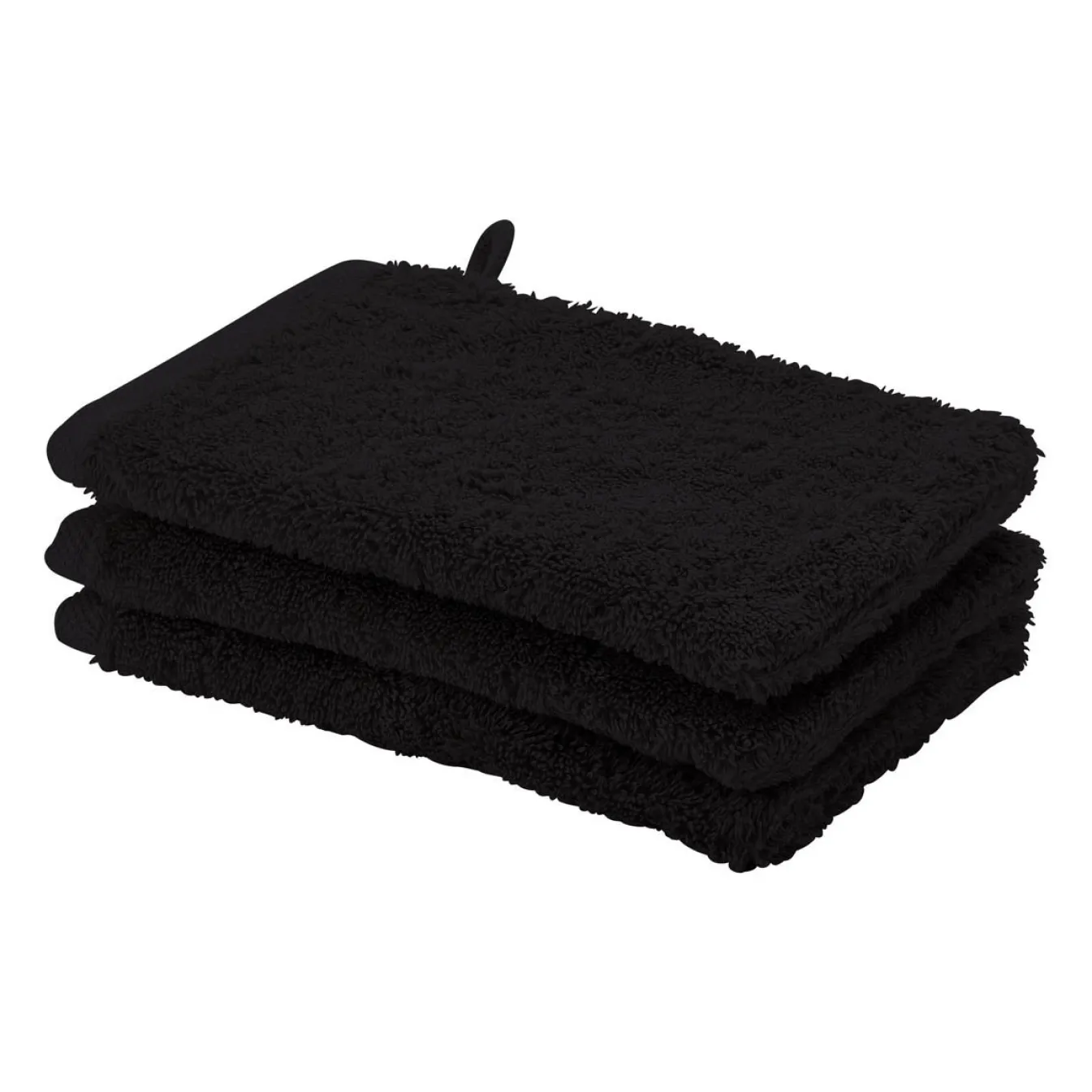 Store Bath & Living Aquanova Washcloth LONDON color (set/6) Black-09