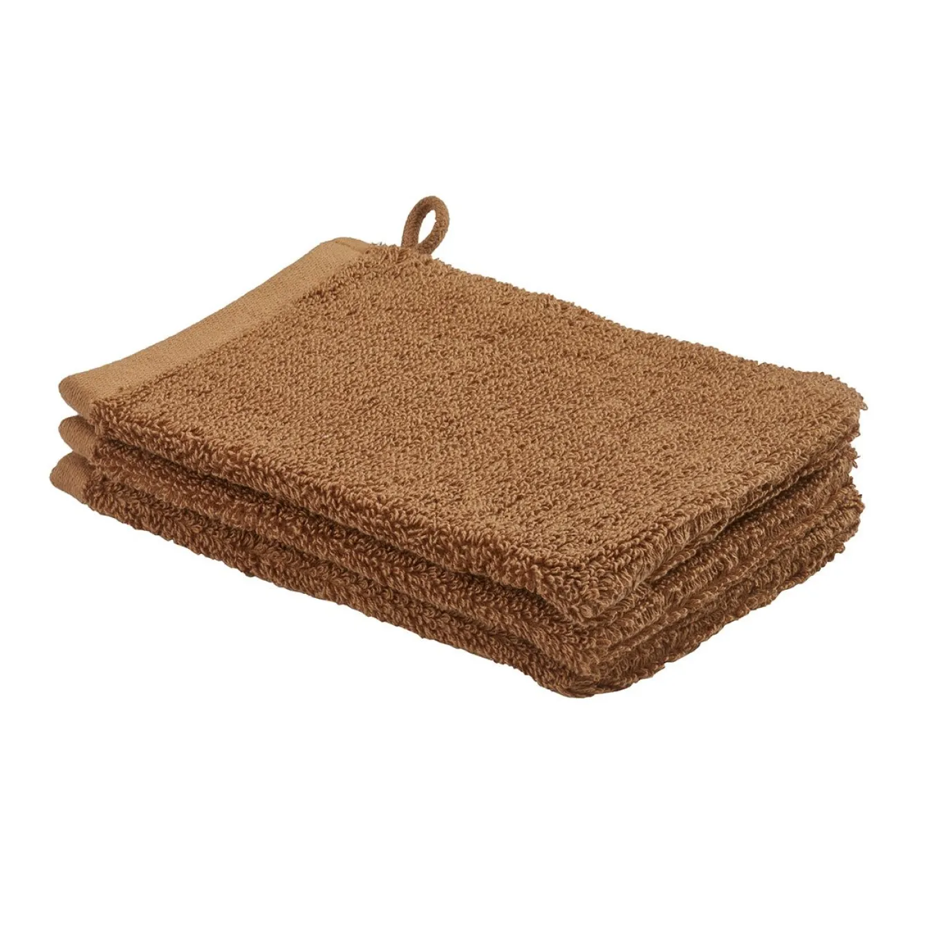 Shop Bath & Living Aquanova Washcloth OSLO Cinnamon-804 (OSLTWW-804) set/6