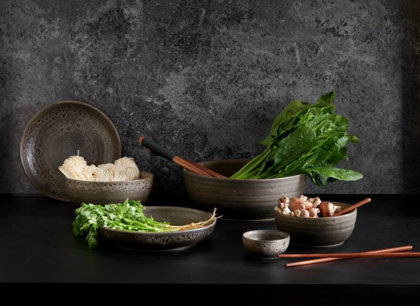 Flash Sale Bath & Living ASA Selection POKÉ bowl / serving dish 25 cm color (brown) Mangosteen-266
